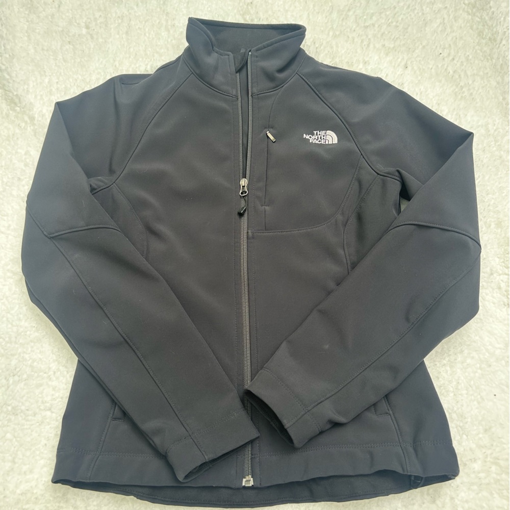 The North Face Black Interior Zip Softshell